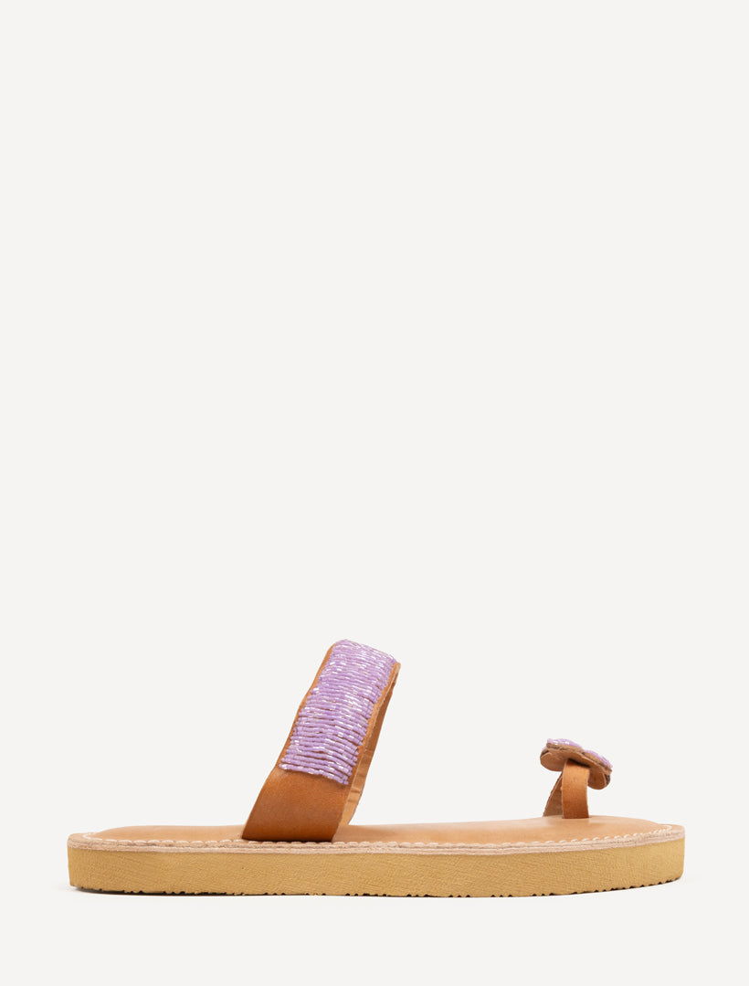 Jasmine SSN Leather Sandal Lilac