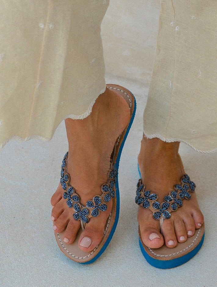 Reece SSB Tan Leather Sandal Gun Metal