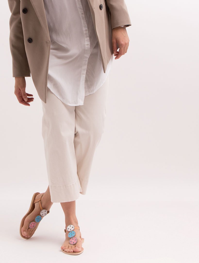 Isko Flat Leather Sandal Turquoise Mix Maasai