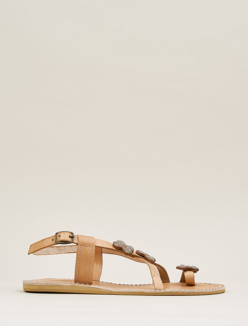 Blyth Flat Light Brown Silver