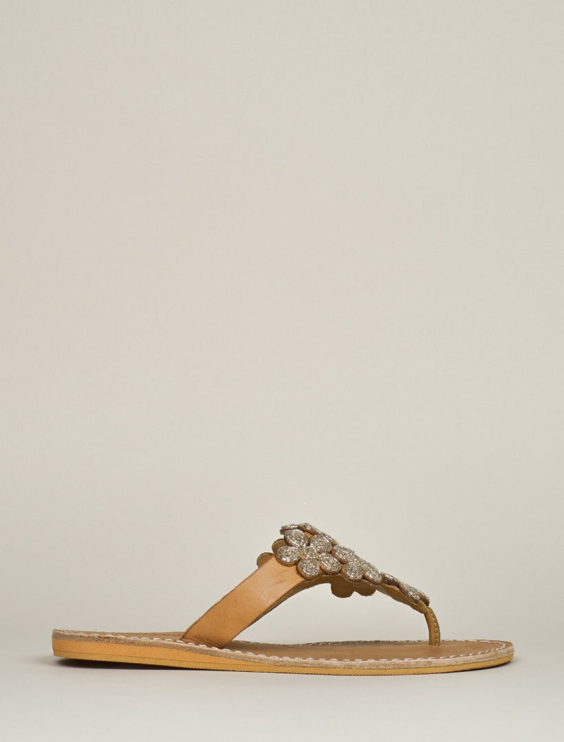 Cooper Flat Light Brown Silver