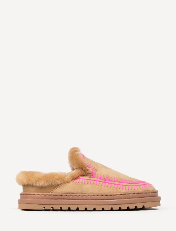 Jun 4.2. Slippers Saffron Suede Neon Pink