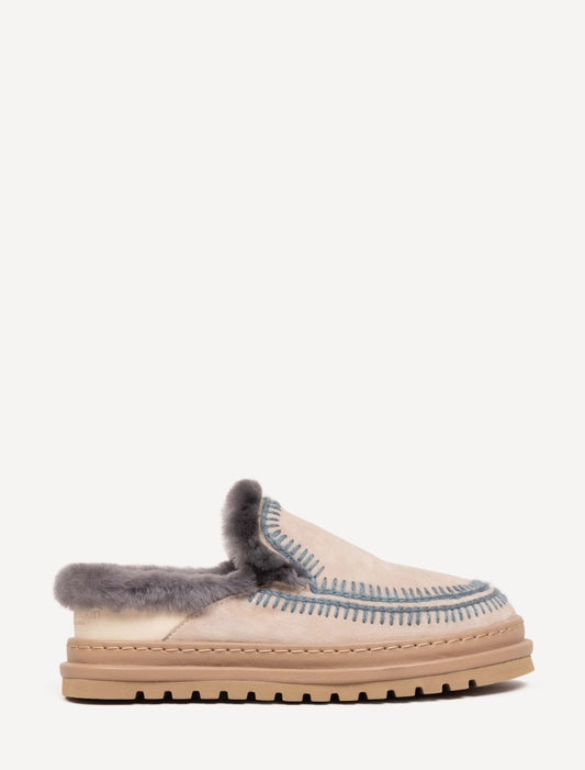 Jun 4.2. Slippers Sand Suede Slate - Preorder - Ships 25 August 2026