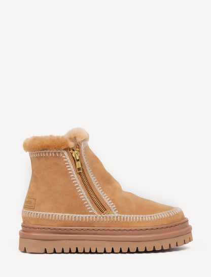 Setsu 4.0. Crochet Chestnut Suede Natural