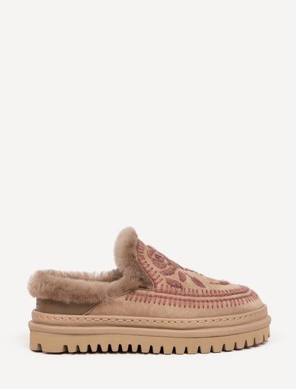 Jun 4.0. Rose Slippers Otter Suede Rosso - Preorder - Ships 22 July 2026