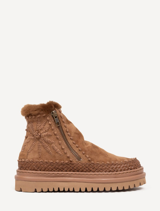 Setsu 4.0. Floral Nutmeg Suede Beige - Preorder - Ships 25 August 2026