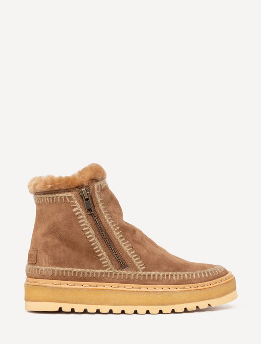Setsu Wedge Crochet Nutmeg Suede Hemp - Preorder - Ships 25 August 2026