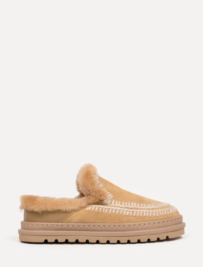 Jun 4.2. Slippers Biscotti Suede Natural