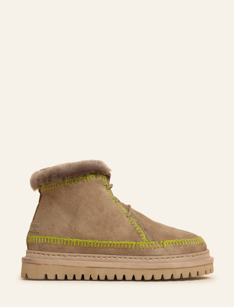 Argo 4.0. Crochet Otter Suede Lime