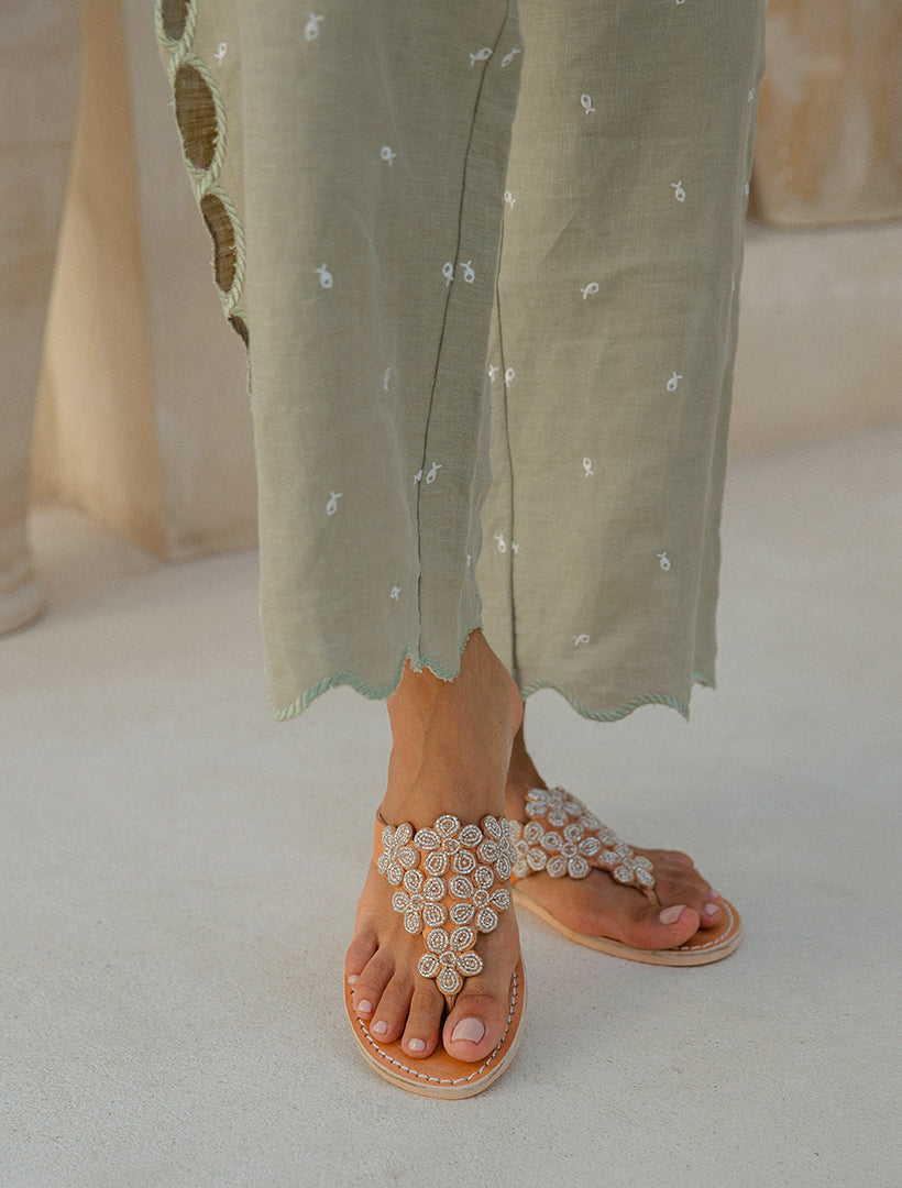 Cooper Flat Light Brown Silver