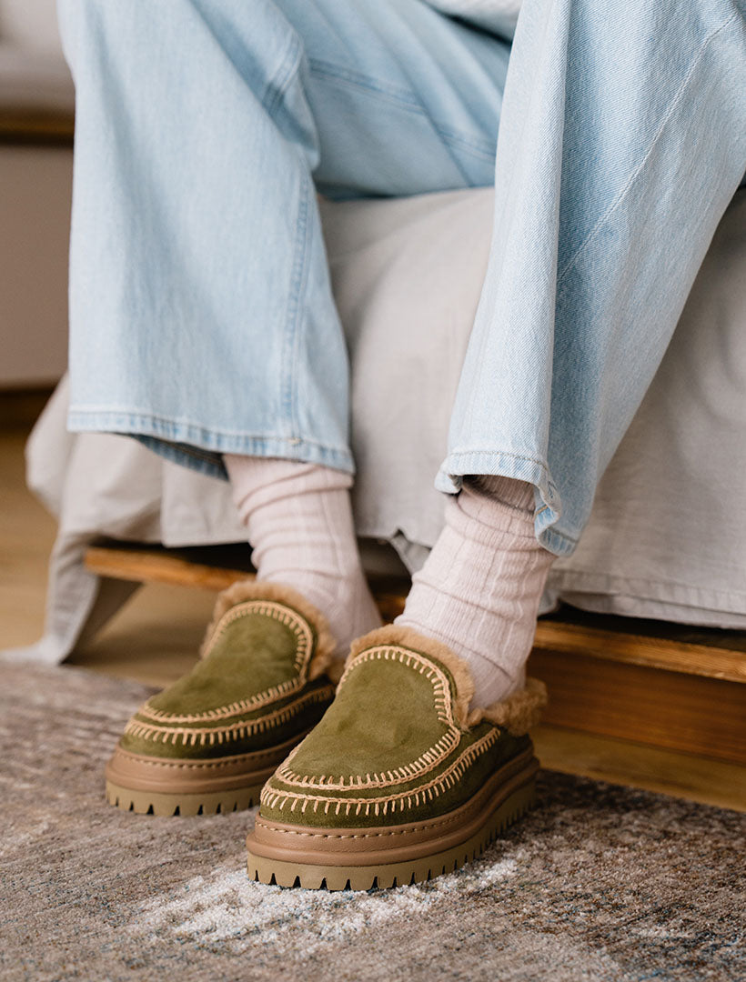Jun 4.0. Slippers Fern Suede Beige