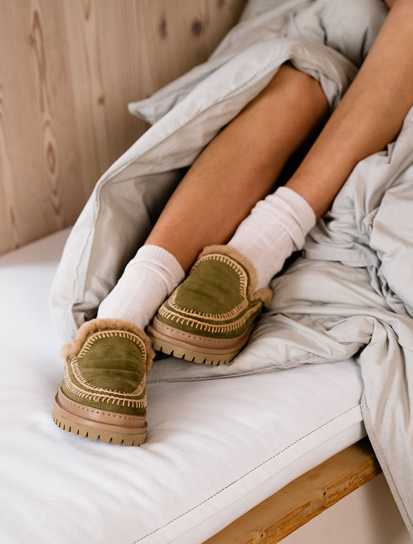 Jun 4.0. Slippers Fern Suede Beige