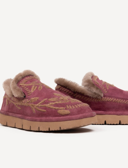 Jude Slippers Blossom Fig Suede Beige - Preorder - Ships 25 August 2026