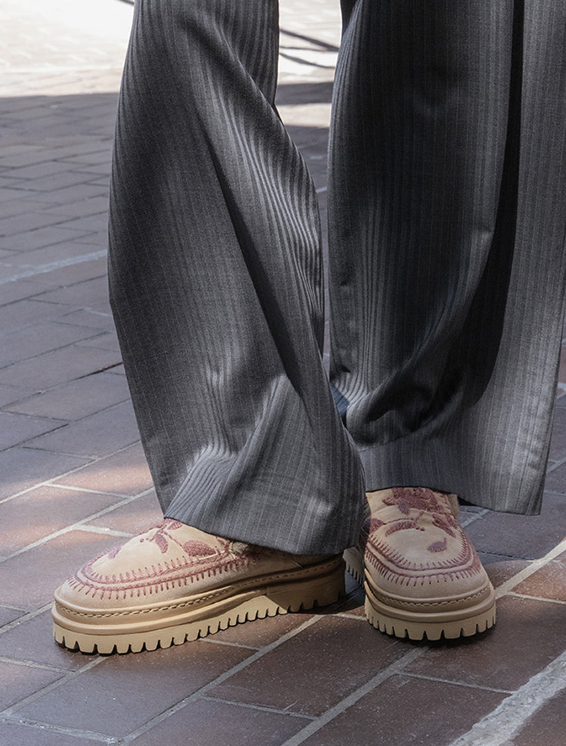Jun 4.0. Rose Slippers Otter Suede Rosso