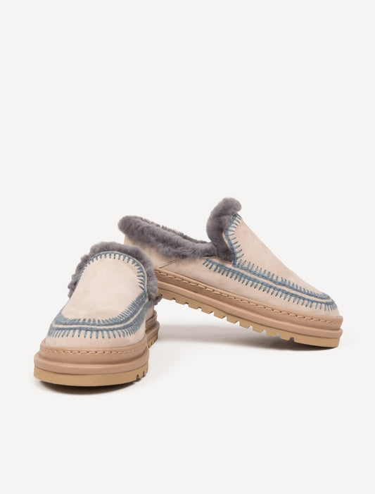Jun 4.2. Slippers Sand Suede Slate - Preorder - Ships 25 August 2026
