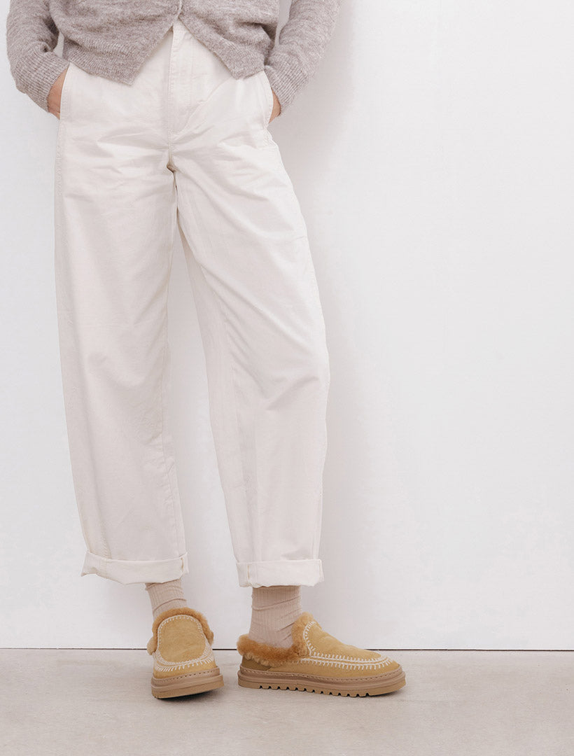 Jun 4.2. Slippers Biscotti Suede Natural