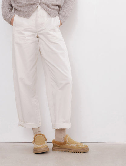 Jun 4.2. Slippers Biscotti Suede Natural