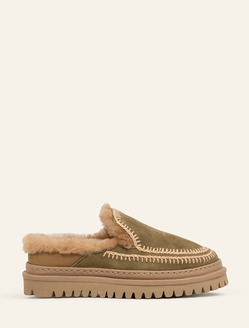 Jun 4.0. Slippers Fern Suede Beige