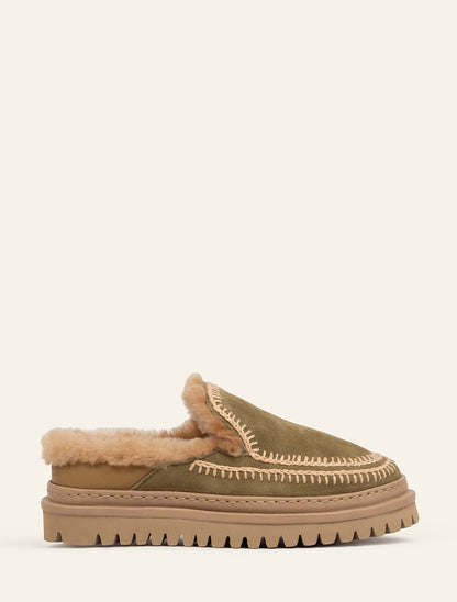 Jun 4.0. Slippers Fern Suede Beige