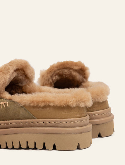 Jun 4.0. Slippers Fern Suede Beige