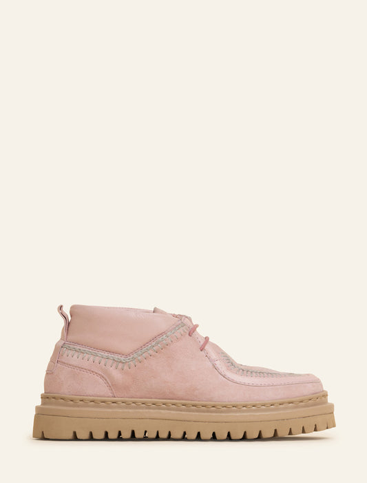 Luca EVA Boots Misty Rose Suede Light Grey