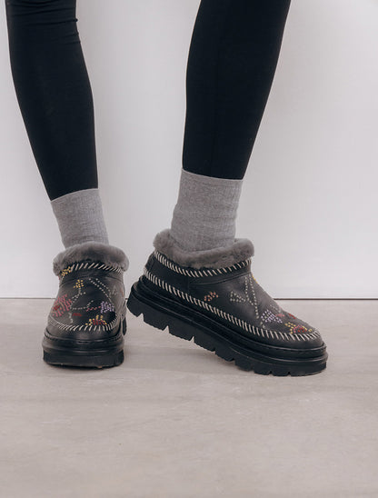 Nyali Micro 4.3. Folk Black Leather Multi