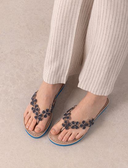 Reece SSB Tan Leather Sandal Gun Metal