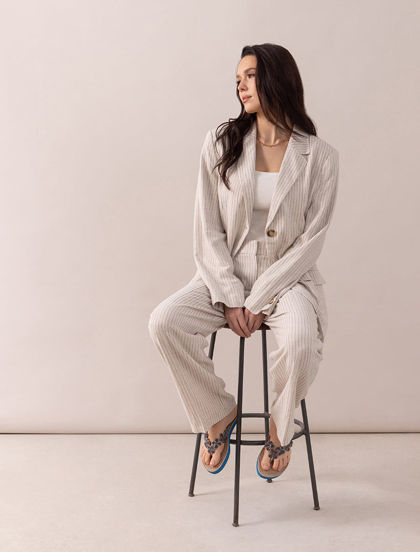 Reece SSB Tan Leather Sandal Gun Metal