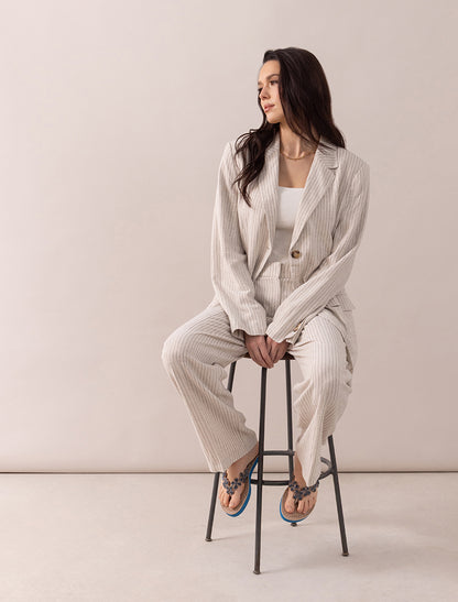 Reece SSB Tan Leather Sandal Gun Metal