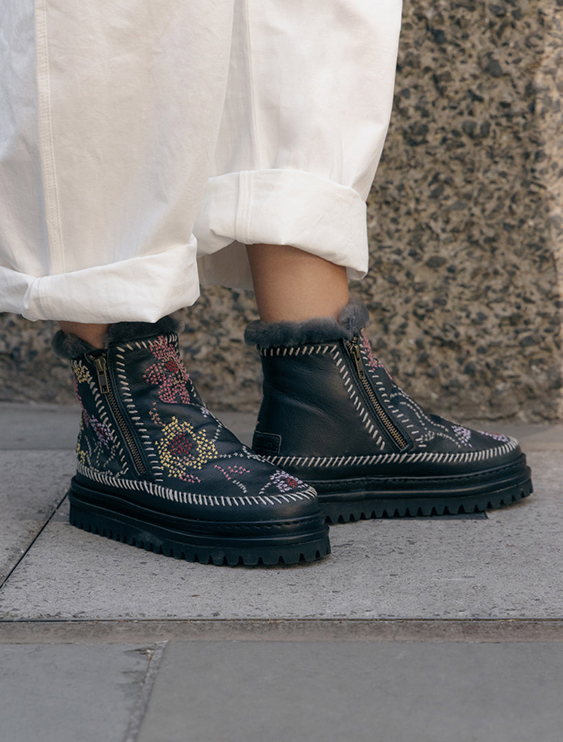 Setsu 4.0. Folk Black Leather Multi