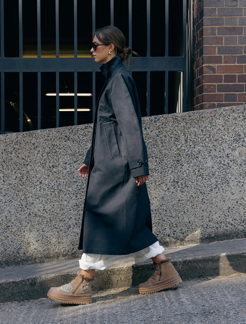 Setsu 4.0. Rose Camel Suede Grey