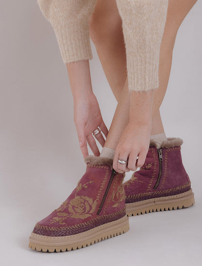 Setsu 4.0. Rose Fig Suede Beige