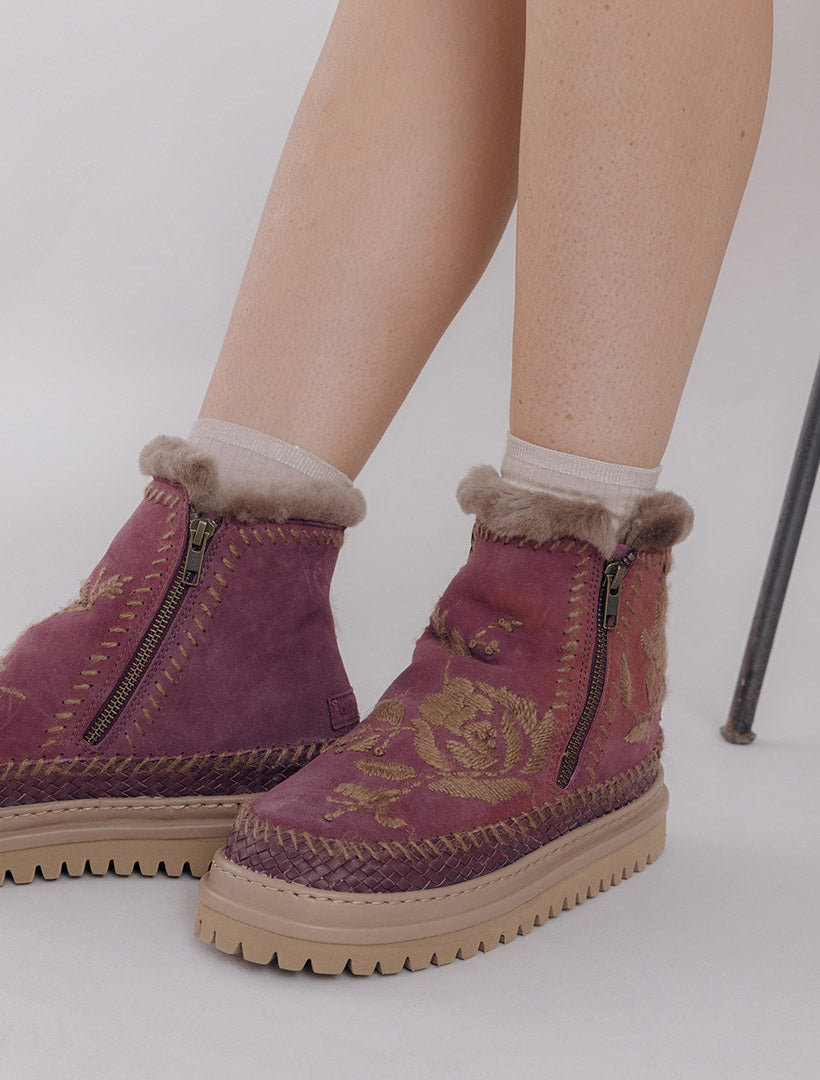 Setsu 4.0. Rose Fig Suede Beige
