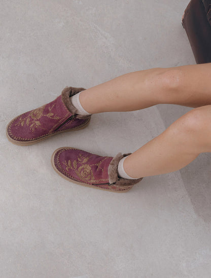 Setsu 4.0. Rose Fig Suede Beige