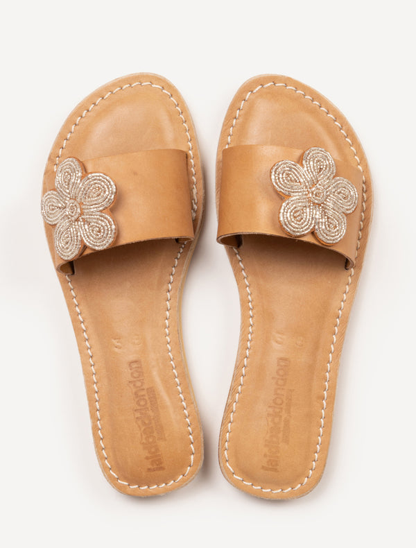Soren LP Leather Sandal Silver