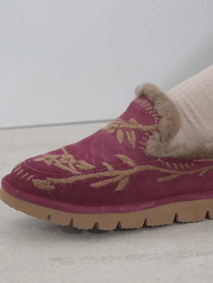Jude Slippers Blossom Fig Suede Beige