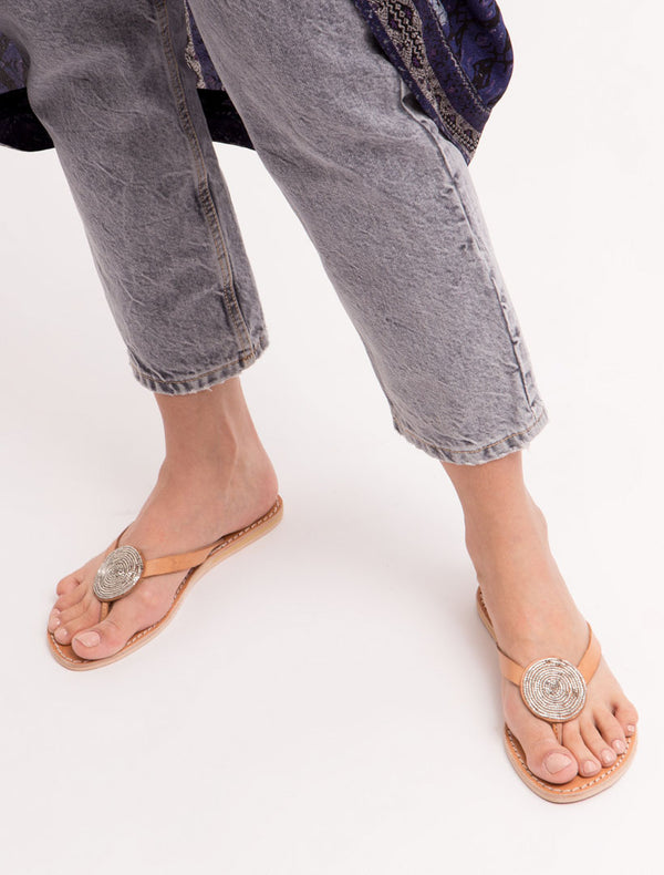 Doli Flat Light Brown Silver