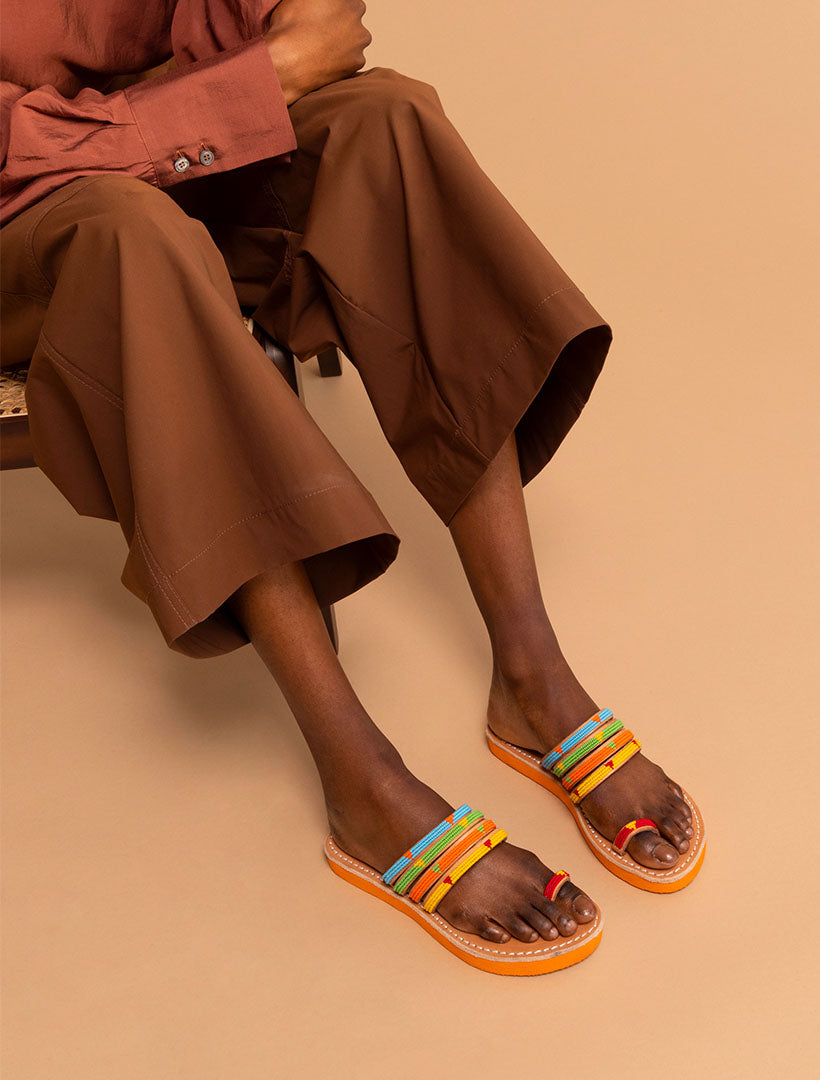 Kamba SSO Leather Sandal Tribal
