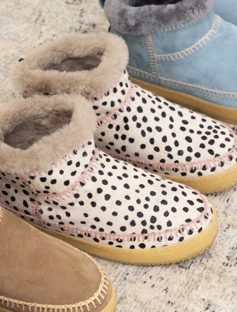Nyuki Crochet Pull On Ankle Boot Cheetah – laidback london