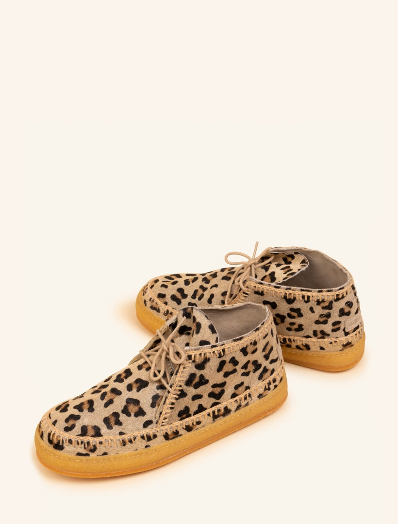 SHENJE boot leopard beige