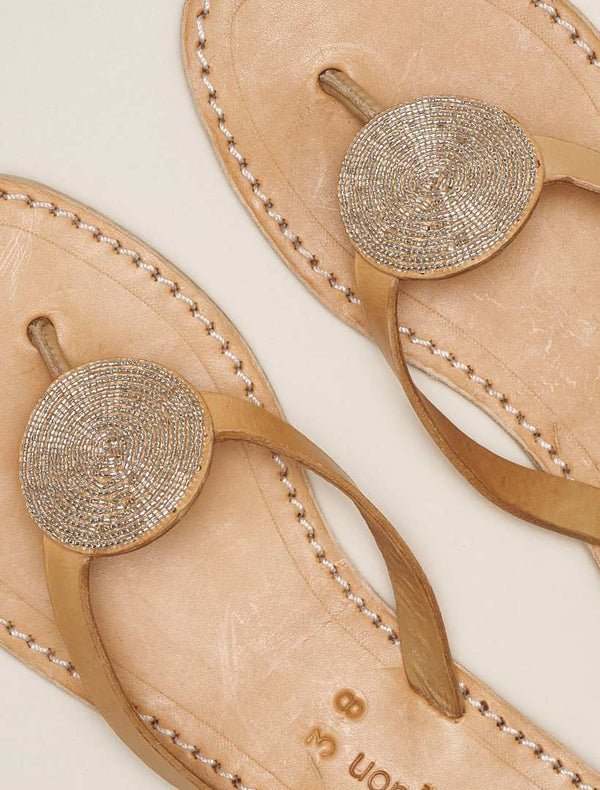 Doli Flat Light Brown Silver