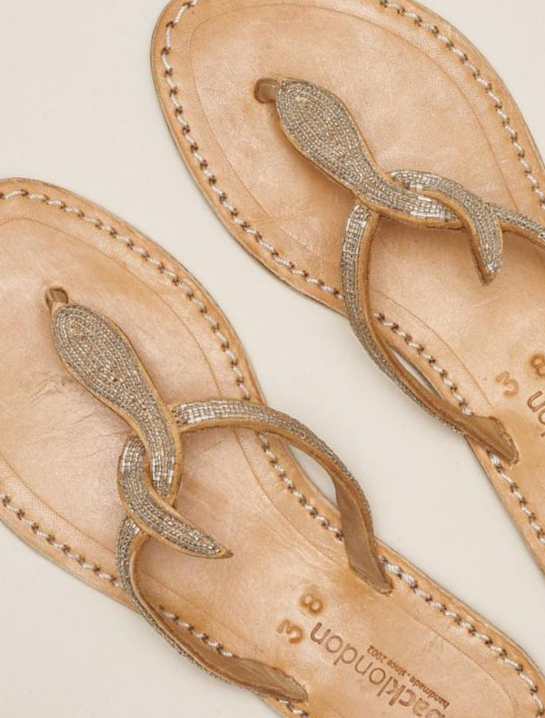 Lana Flat light Brown Silver